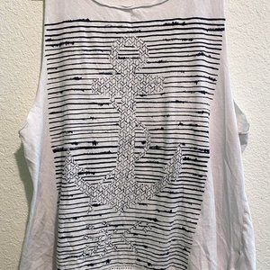 ALL SAINTS Tank Top Muscle Tee Size 2